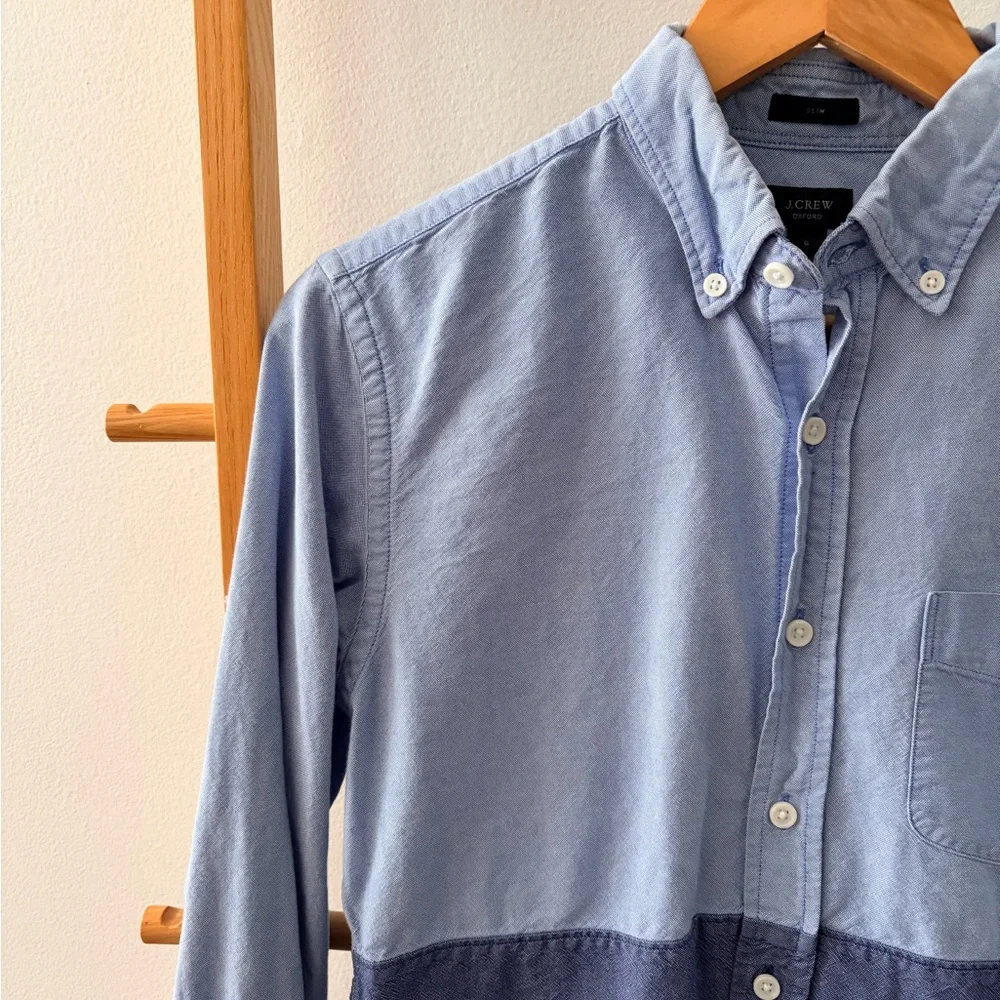 Men’s J. Crew Color Block‎ Button-Down Shirt